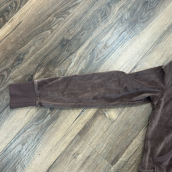 Aerie NWT cropped style jacket zip up jacket brown with pockets 78% cotton - Picture 4 of 15